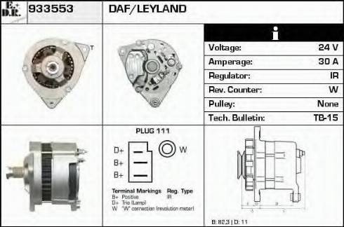 EDR 933553 - Alternator furqanavto.az