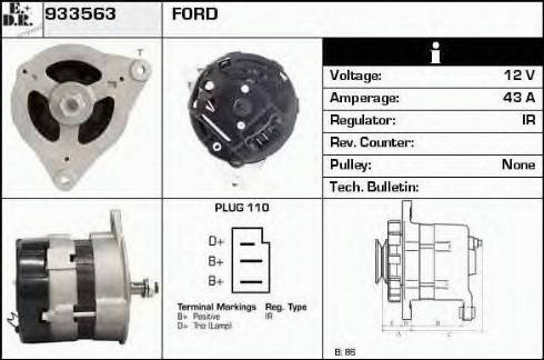 EDR 933563 - Alternator furqanavto.az