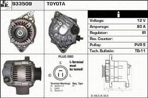 EDR 933509 - Alternator furqanavto.az