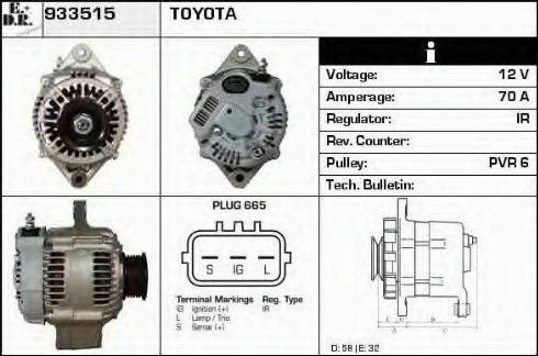 EDR 933515 - Alternator furqanavto.az