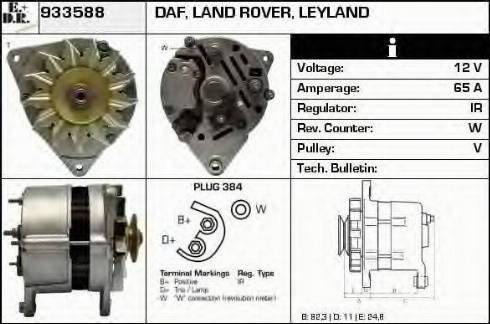 EDR 933588 - Alternator furqanavto.az