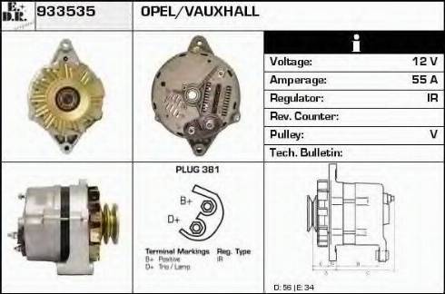 EDR 933535 - Alternator furqanavto.az