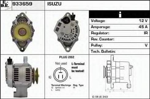 EDR 933659 - Alternator furqanavto.az