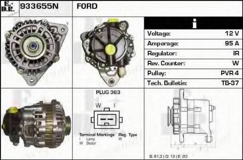 EDR 933655N - Alternator furqanavto.az