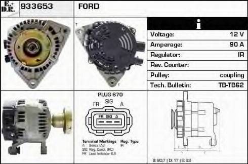 EDR 933653 - Alternator furqanavto.az