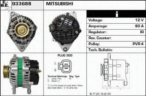 EDR 933688 - Alternator furqanavto.az