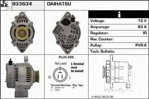 EDR 933634 - Alternator furqanavto.az