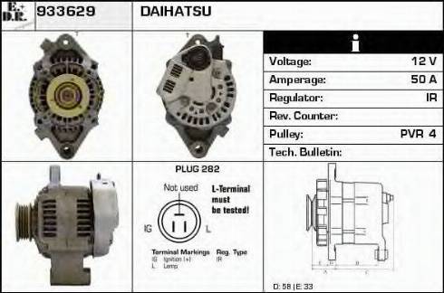 EDR 933629 - Alternator furqanavto.az