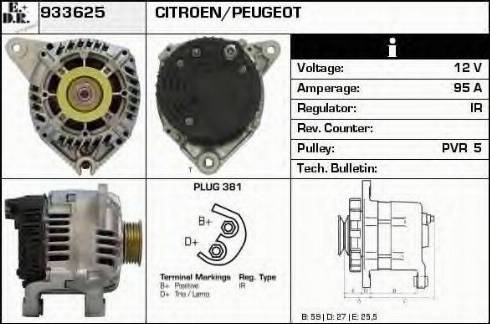 EDR 933625 - Alternator furqanavto.az