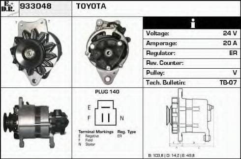 EDR 933048 - Alternator furqanavto.az