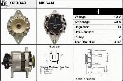 EDR 933043 - Alternator furqanavto.az