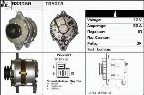 EDR 933059 - Alternator furqanavto.az