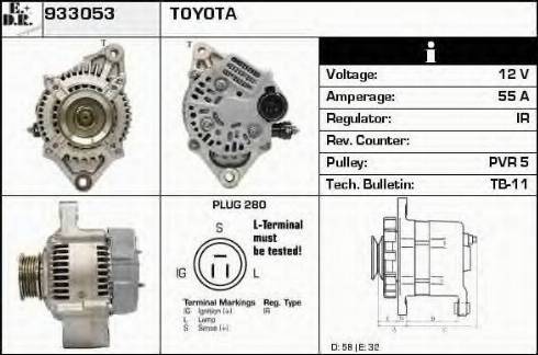 EDR 933053 - Alternator furqanavto.az