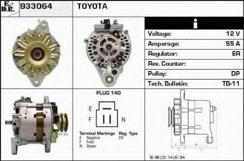 EDR 933064 - Alternator furqanavto.az