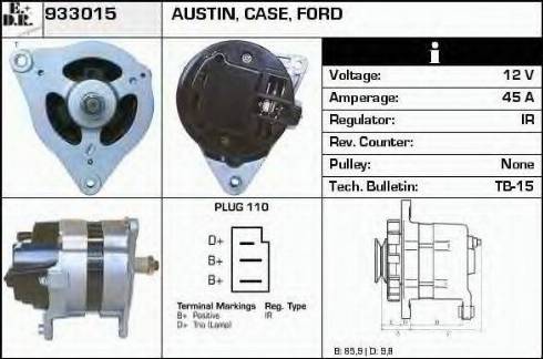 EDR 933015 - Alternator furqanavto.az