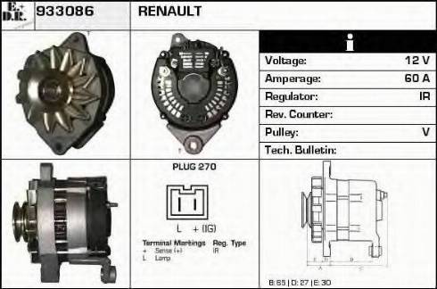 EDR 933086 - Alternator furqanavto.az