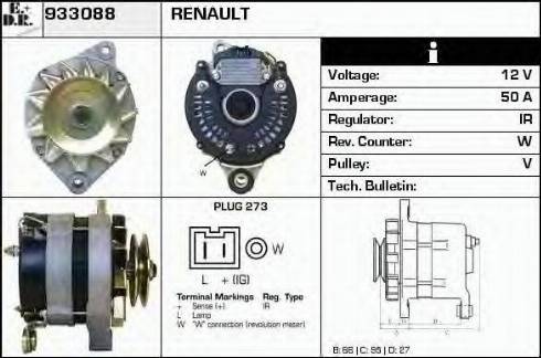 EDR 933088 - Alternator furqanavto.az