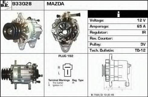 EDR 933028 - Alternator furqanavto.az