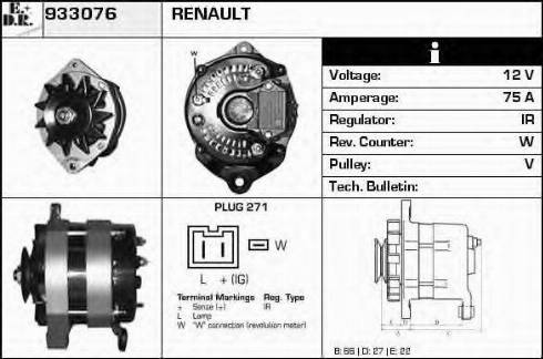 EDR 933076 - Alternator furqanavto.az