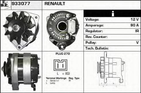 EDR 933077 - Alternator furqanavto.az