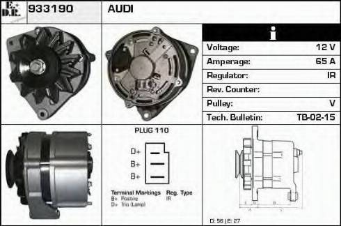 EDR 933190 - Alternator furqanavto.az