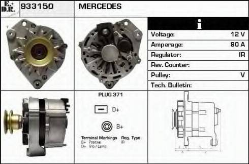 EDR 933150 - Alternator furqanavto.az