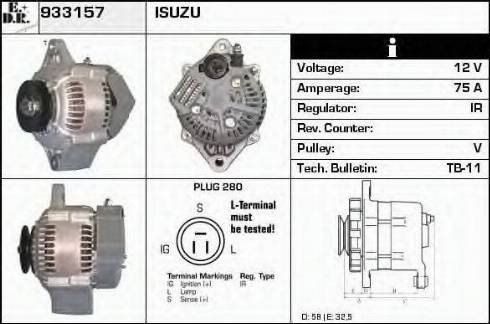 EDR 933157 - Alternator furqanavto.az