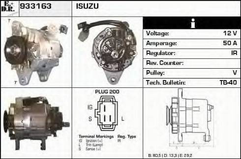 EDR 933163 - Alternator furqanavto.az