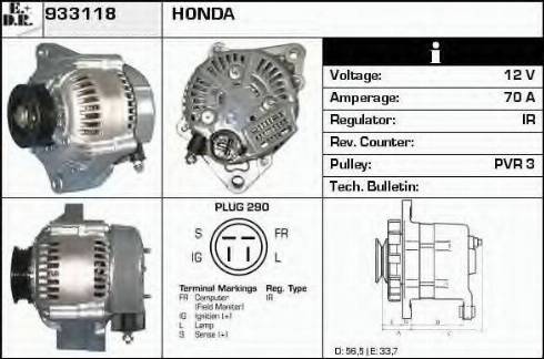 EDR 933118 - Alternator furqanavto.az