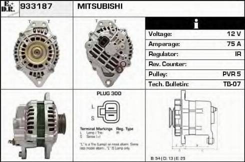 EDR 933187 - Alternator furqanavto.az