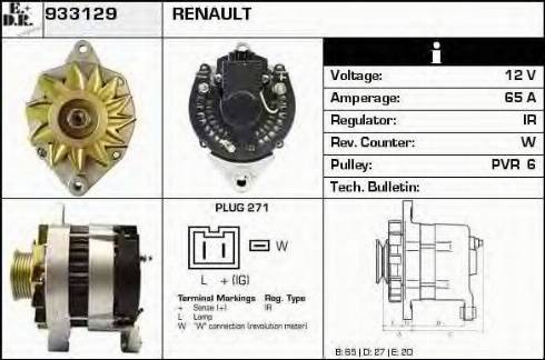 EDR 933129 - Alternator furqanavto.az