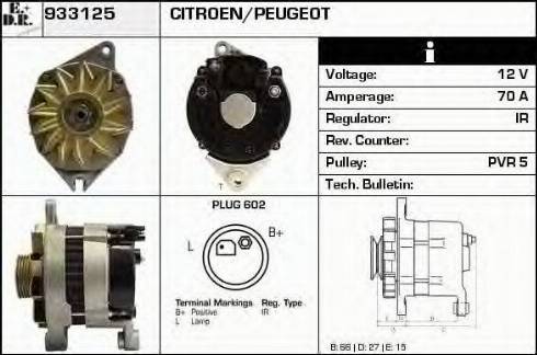 EDR 933125 - Alternator furqanavto.az