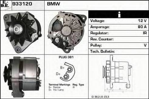 EDR 933120 - Alternator furqanavto.az