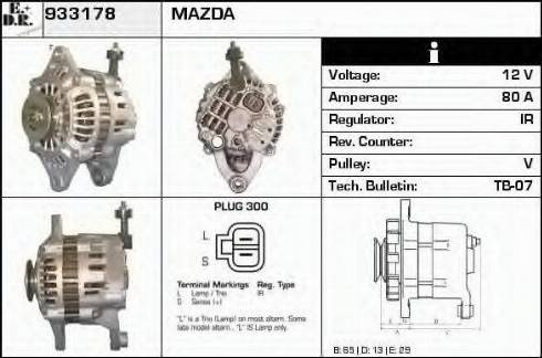 EDR 933178 - Alternator furqanavto.az