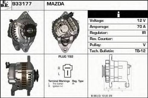 EDR 933177 - Alternator furqanavto.az