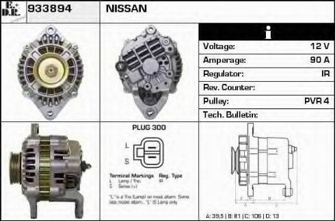 EDR 933894 - Alternator furqanavto.az