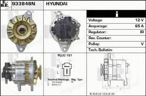 EDR 933848N - Alternator furqanavto.az