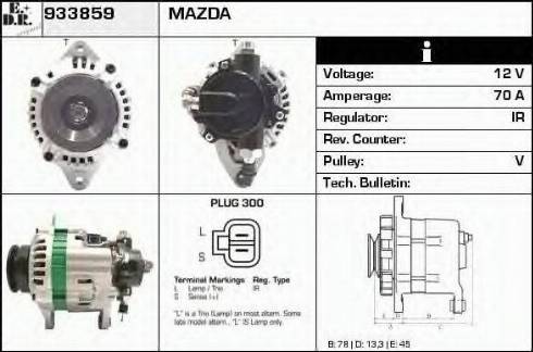 EDR 933859 - Alternator furqanavto.az