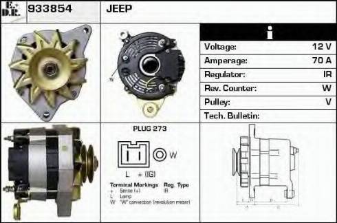 EDR 933854 - Alternator furqanavto.az