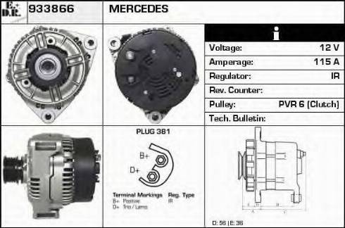 EDR 933866 - Alternator furqanavto.az