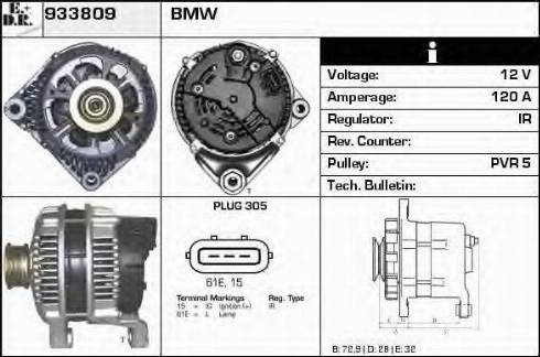 EDR 933809 - Alternator furqanavto.az