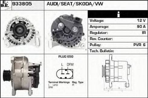 EDR 933805 - Alternator furqanavto.az