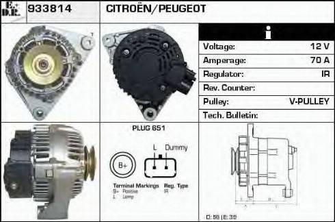 EDR 933814 - Alternator furqanavto.az