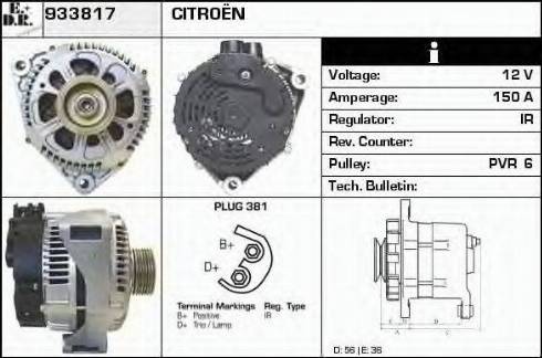 EDR 933817 - Alternator furqanavto.az