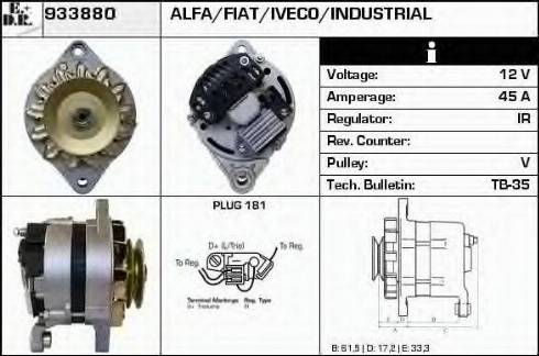 EDR 933880 - Alternator furqanavto.az