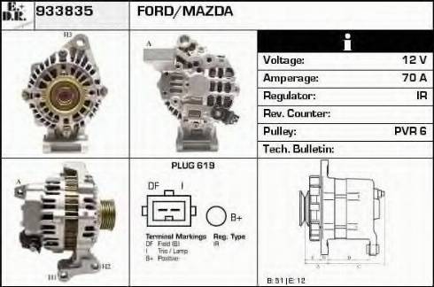 EDR 933835 - Alternator furqanavto.az