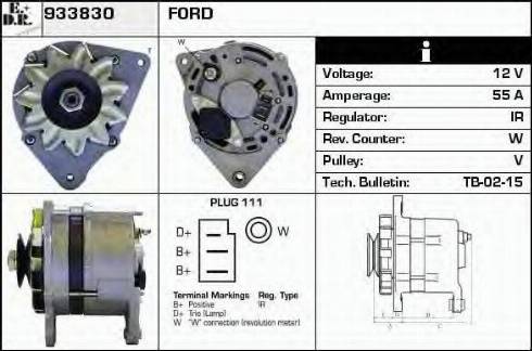 EDR 933830 - Alternator furqanavto.az