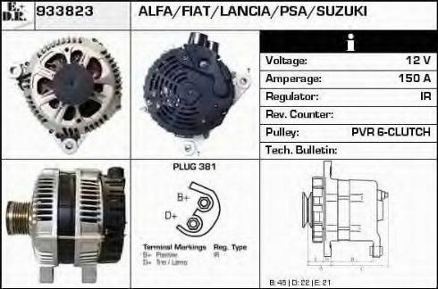 EDR 933823 - Alternator furqanavto.az