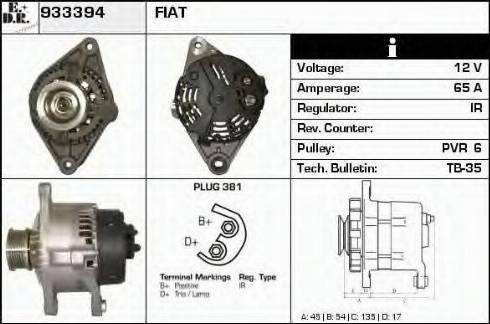 EDR 933394 - Alternator furqanavto.az