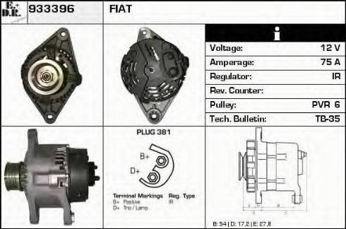 EDR 933396 - Alternator furqanavto.az